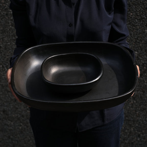 Black pottery - vierkante ovenschotel xlarge CH70.5