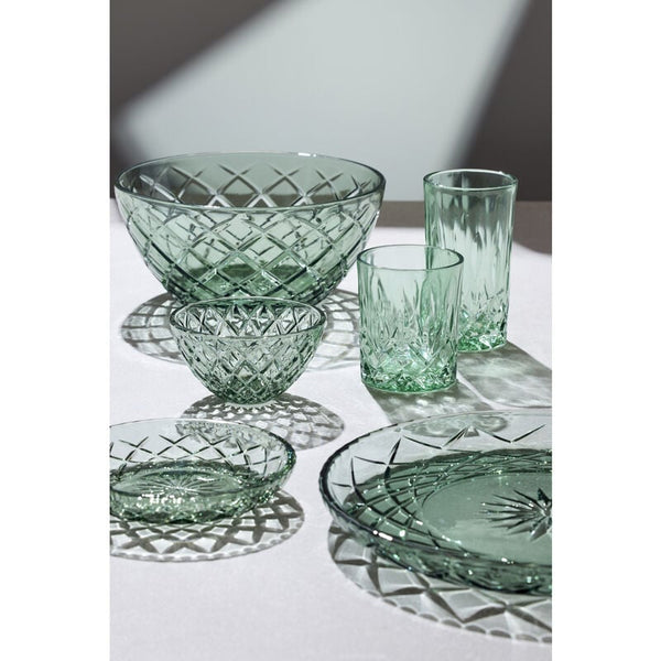 Sorrento glazen - laag - GREEN