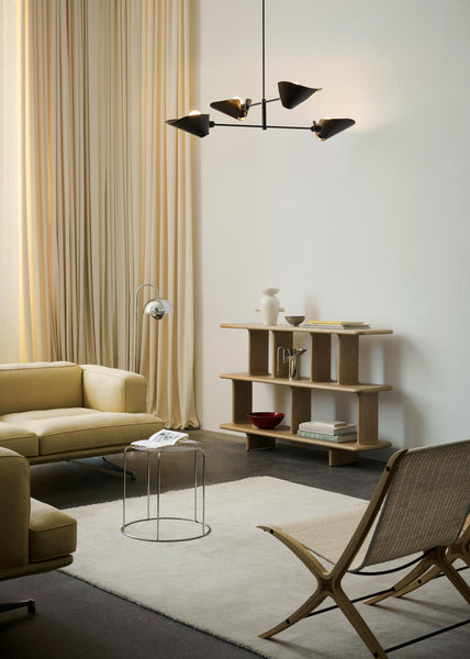 Wire stool - krukje in chroom