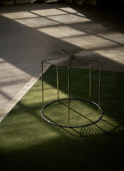 Wire stool - krukje in chroom