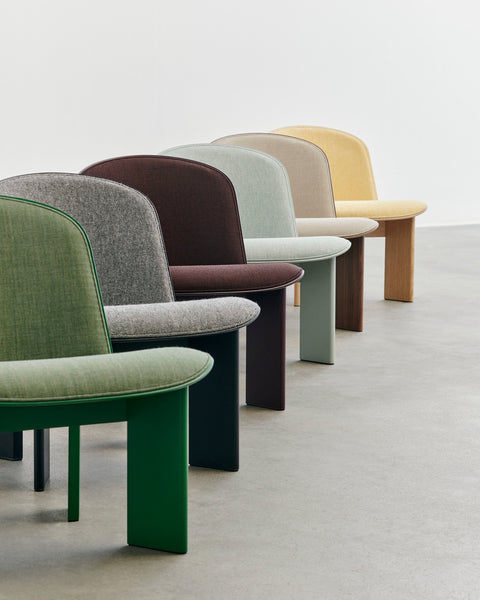 Chisel - lounge zetel - voorkant gestoffeerd