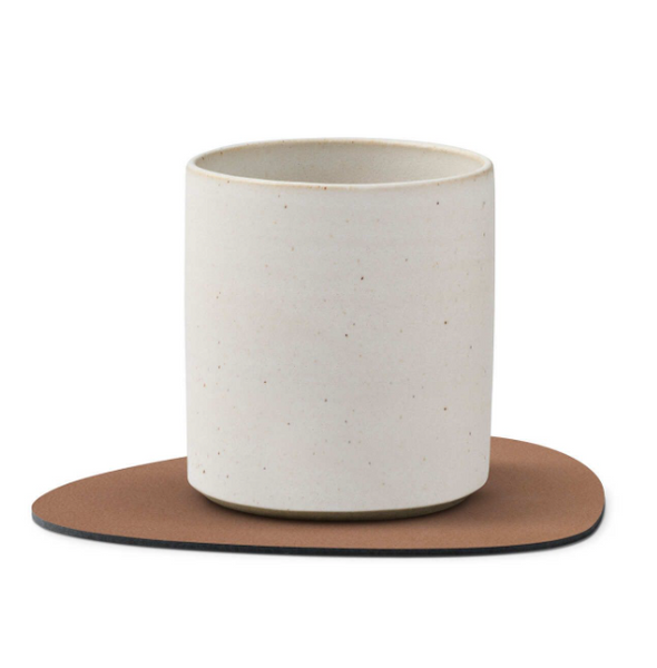 Glas onderlegger - curve - old rose