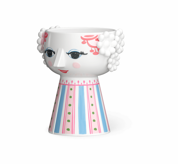 Eva Kaarsenhouder - roze/blauw