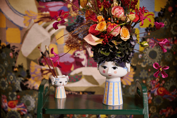 Eva vaas - lichtblauw