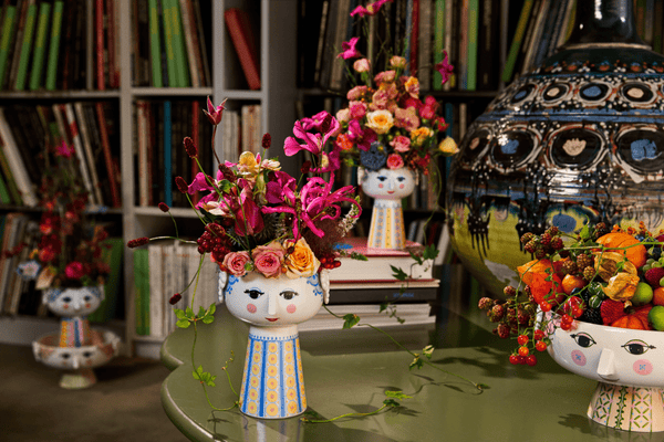 Eva vaas - lichtblauw