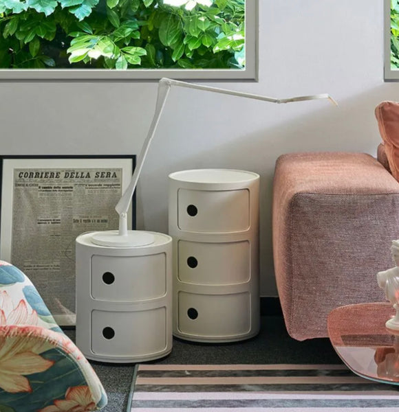 Componibili - 2 lagen, glans wit