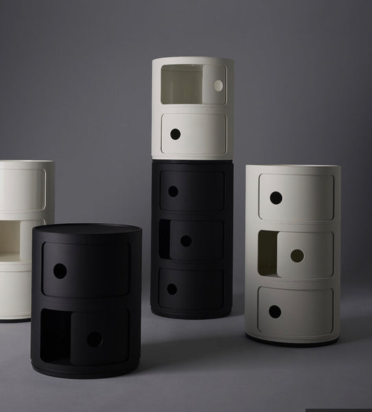 Componibili - 3 lagen, mat zwart