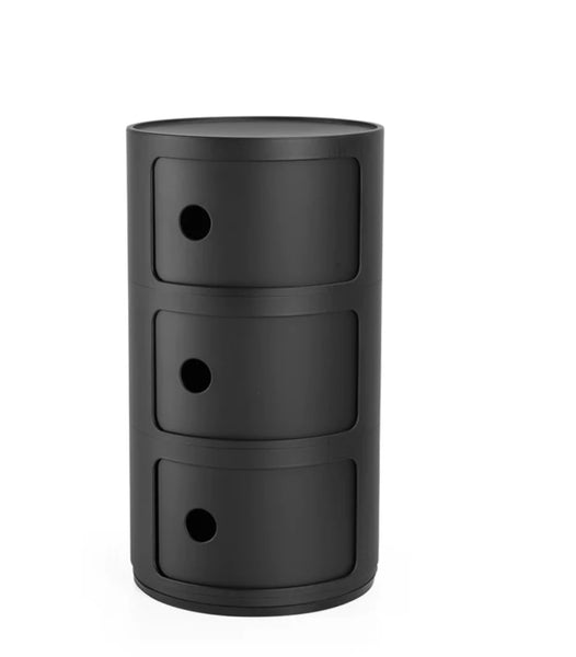 Componibili - 3 lagen, mat zwart