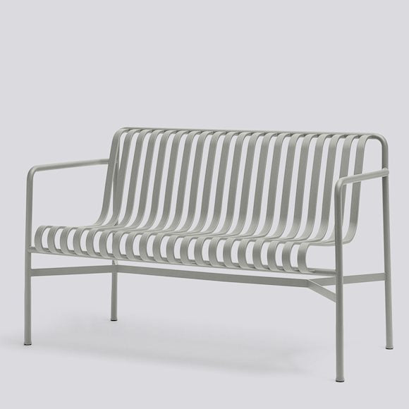 Palissade outdoor eetbank, met armleuningen - dining bench