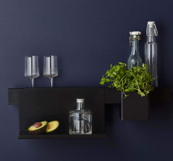 Flex side table black