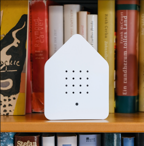 Zwitscherbox - tsjirpende vogel geluidsbox - WIT