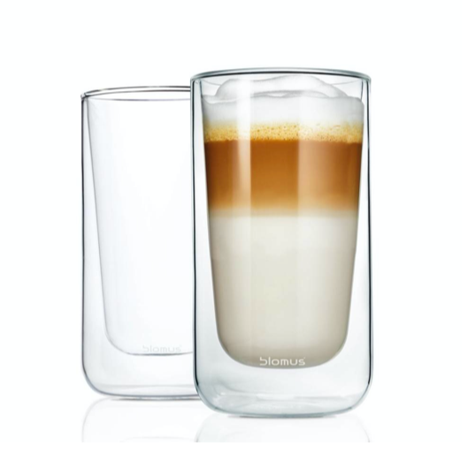 Dubbelwandige glazen - Nero - set van 2