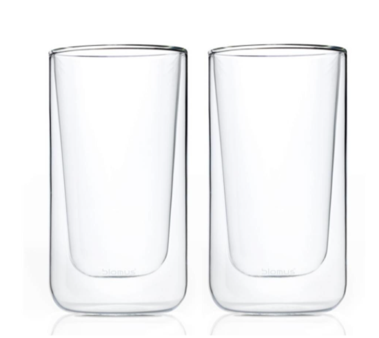 Dubbelwandige glazen - Nero - set van 2