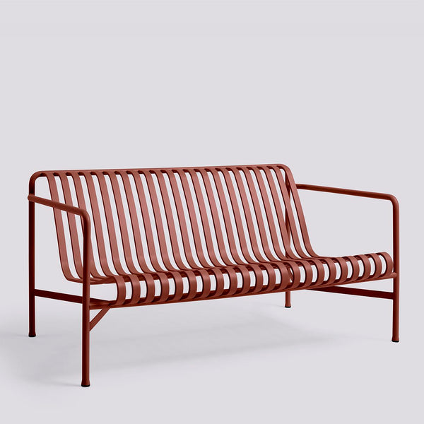 Palissade lounge bank, met armleuningen