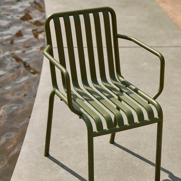 Palissade stoel, met armleuningen