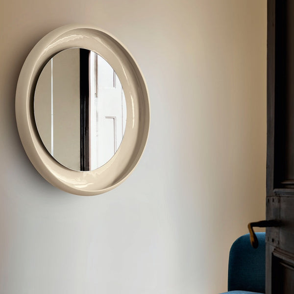 Coque - spiegel rond door Alain Gilles