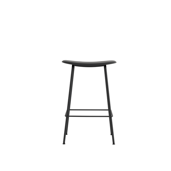 Fiber bar stool H65cm - zwart (showroommodel)