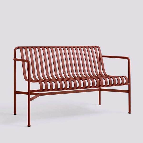 Palissade outdoor eetbank, met armleuningen - dining bench