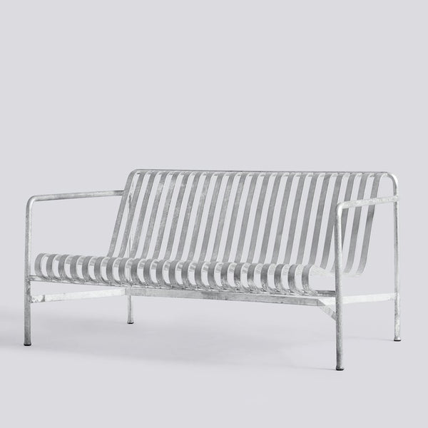 Palissade lounge bank, met armleuningen