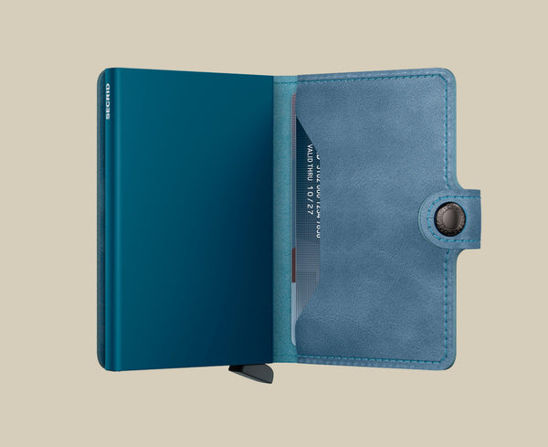 Miniwallet - vintage teal (blauw-groen) - portefeuille