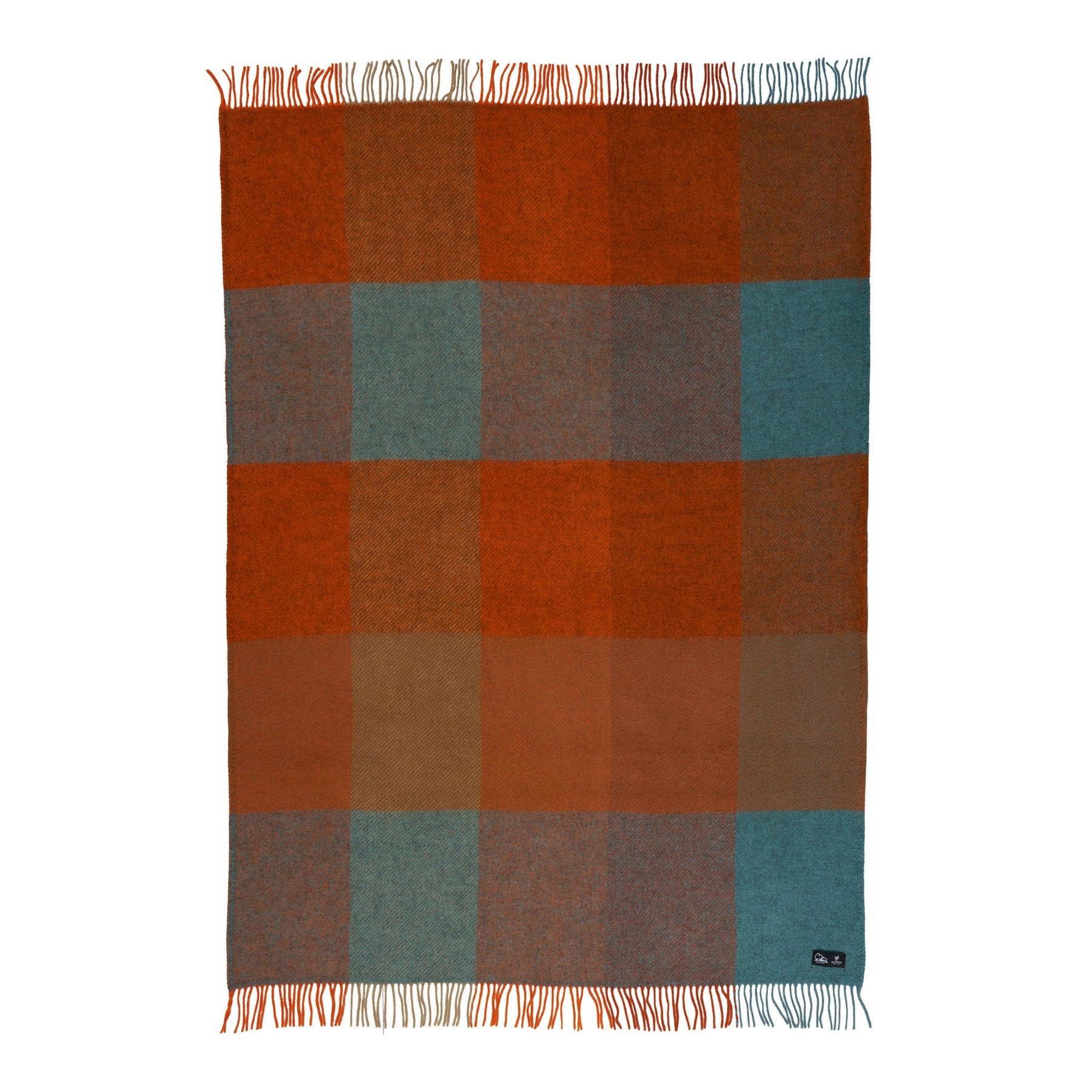 Plaid - Gotland - check orange