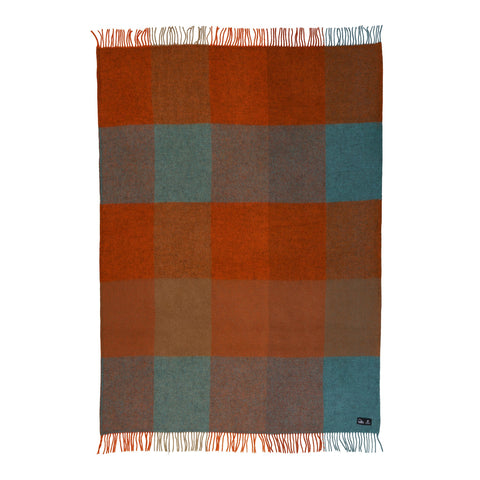 Plaid - Gotland - check orange