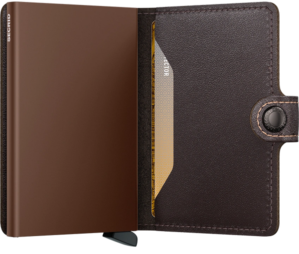 Miniwallet - original chocolate/brown- portefeuille