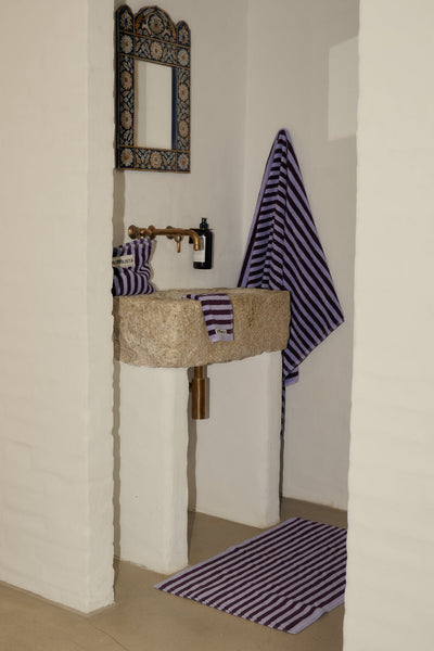 Bad-douchehanddoek - stripes - Bongusta (70x140cm)