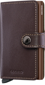 Miniwallet - original chocolate/brown- portefeuille