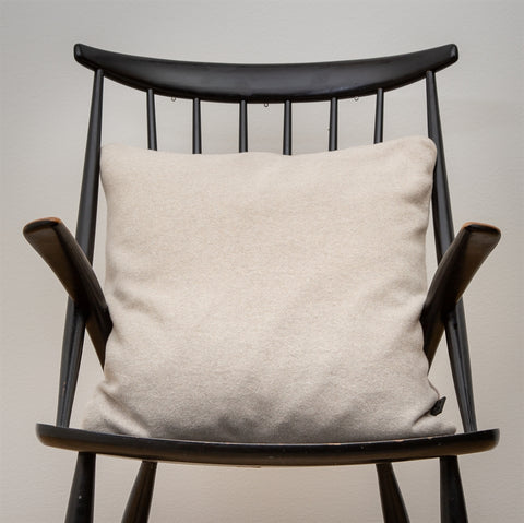 Soft knitted cushion - birch - 50x50cm kussen