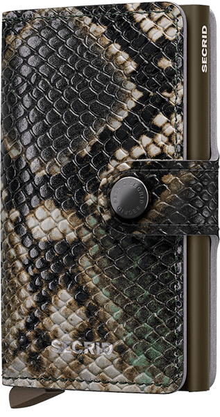 Miniwallet - serpent groen