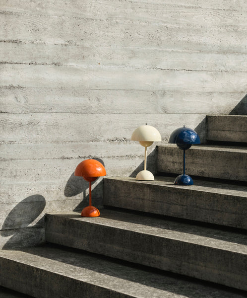 Flowerpot - oplaadbare lamp - Verner Panton