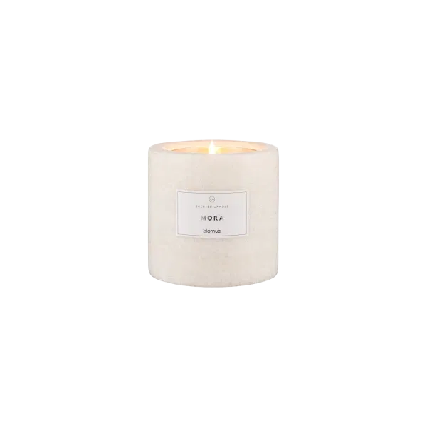 Geurkaars in marmer - moonbeam/MORA