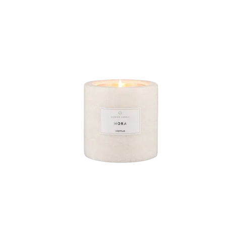 Geurkaars in marmer - moonbeam/MORA