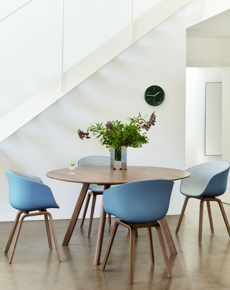 Tafel CPH 20 - diameter 120 - onderstel walnoot