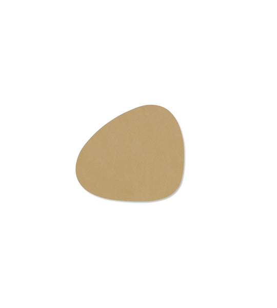 Glas onderlegger - curve - khaki