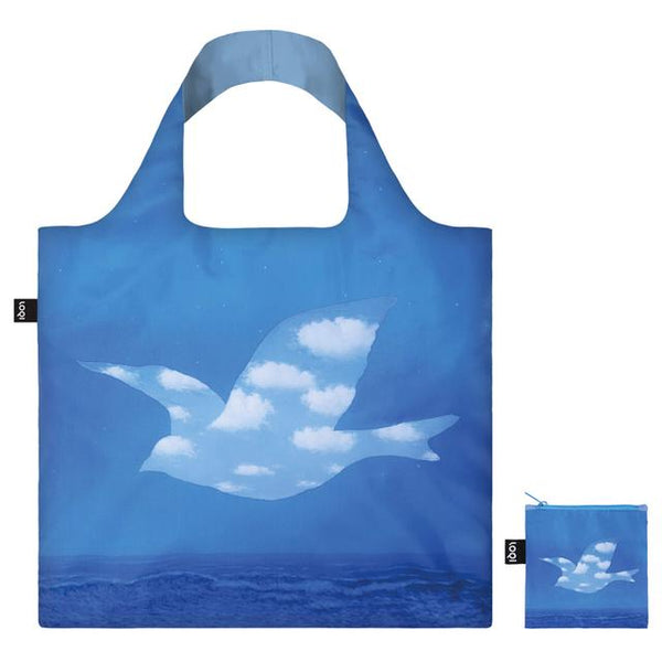 Opvouwbare zak - LOQI shopper - Magritte The Promise