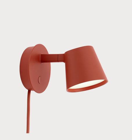 Muurlamp - tip - terra cotta