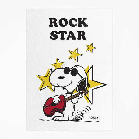 Theedoek - Snoopy Peanuts - rock star