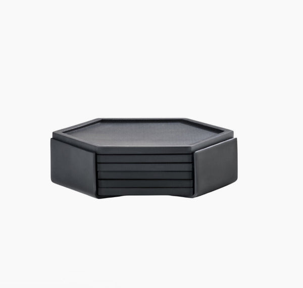 Coasters bold - zwart