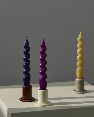 Kandelaar Tube - small - bordeaux