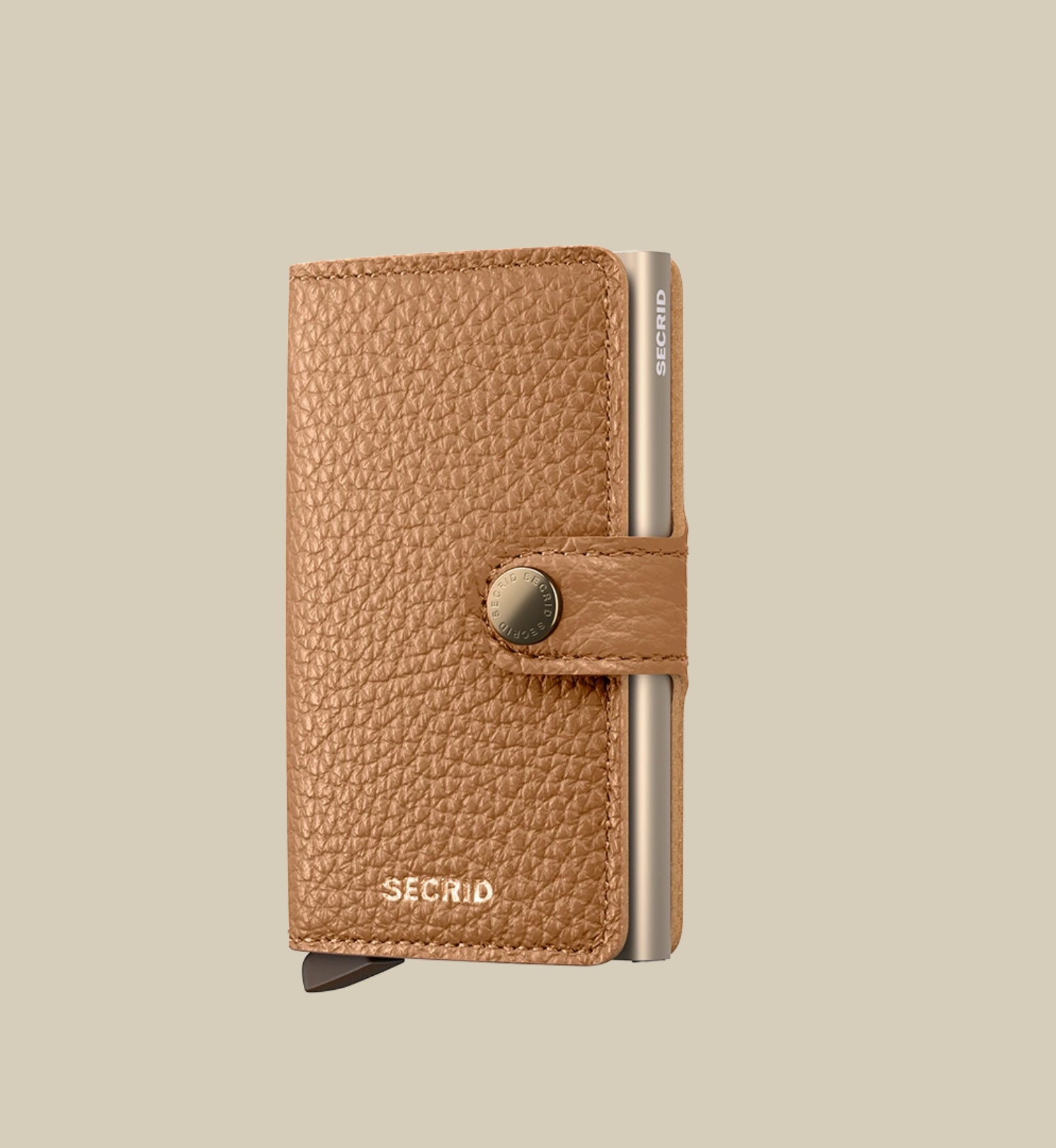 Miniwallet - pebble cappuccino-gold - portefeuille