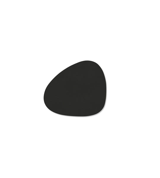 Glas onderlegger - curve - black ink