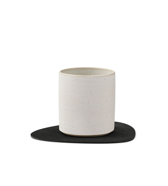 Glas onderlegger - curve - black ink
