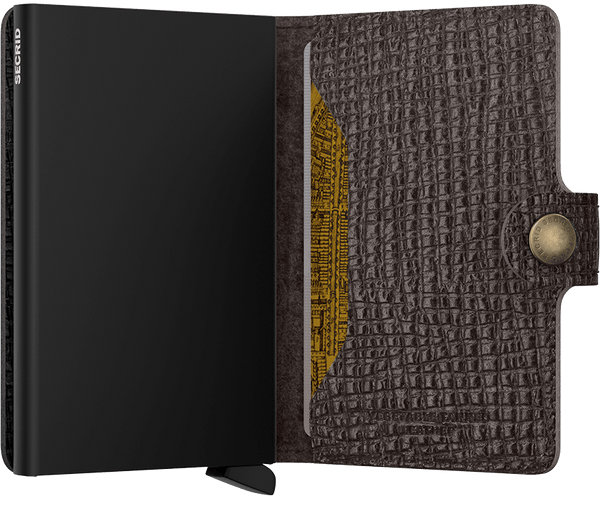 Miniwallet - palmellato Brown