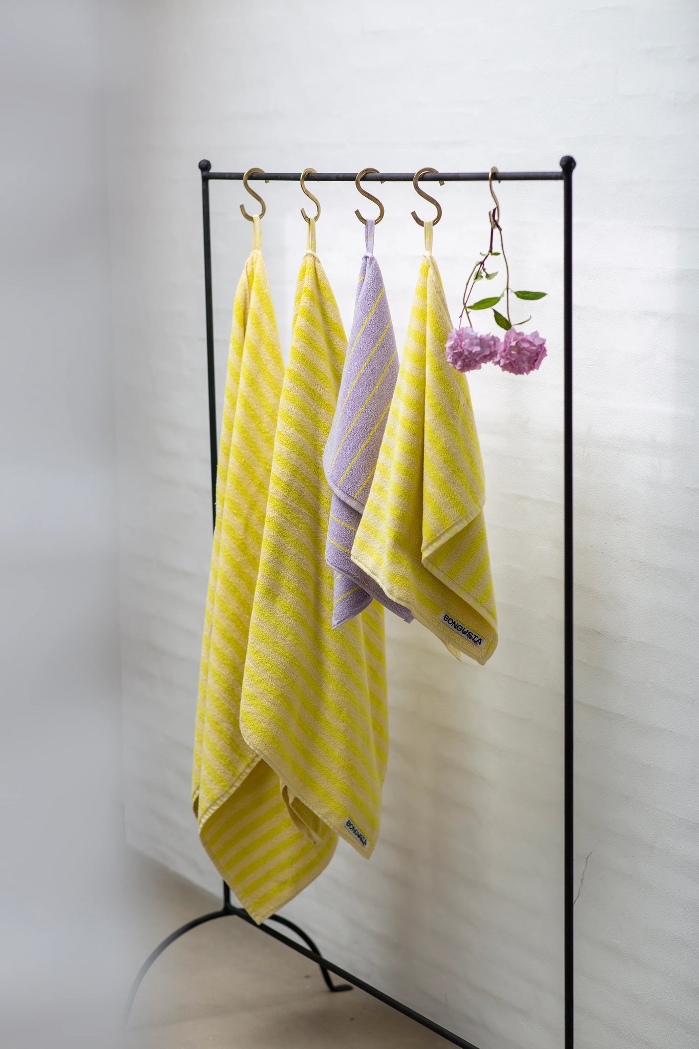 Bad-douchehanddoek - stripes - Bongusta (70x140cm)