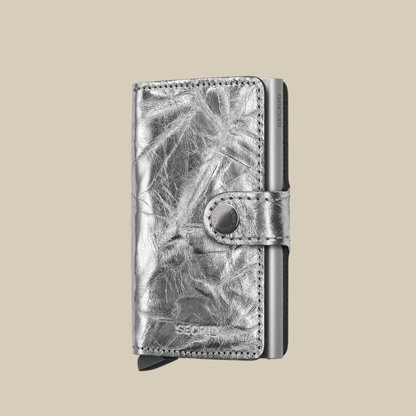 Miniwallet - crunch silver- portefeuille