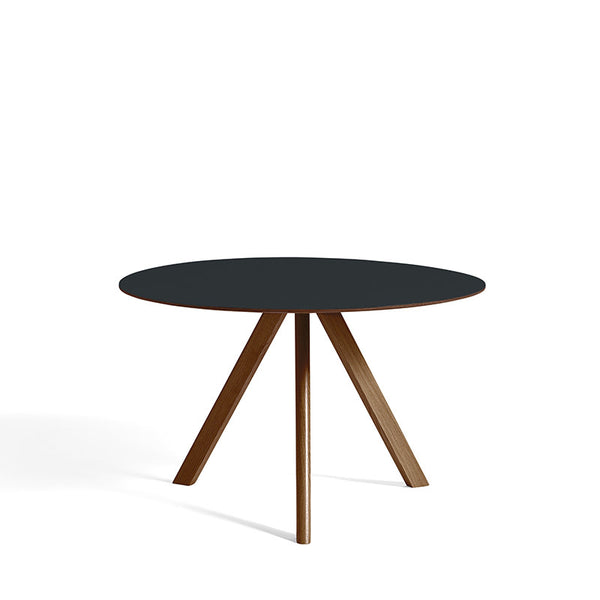 Tafel CPH 20 - diameter 120 - onderstel walnoot