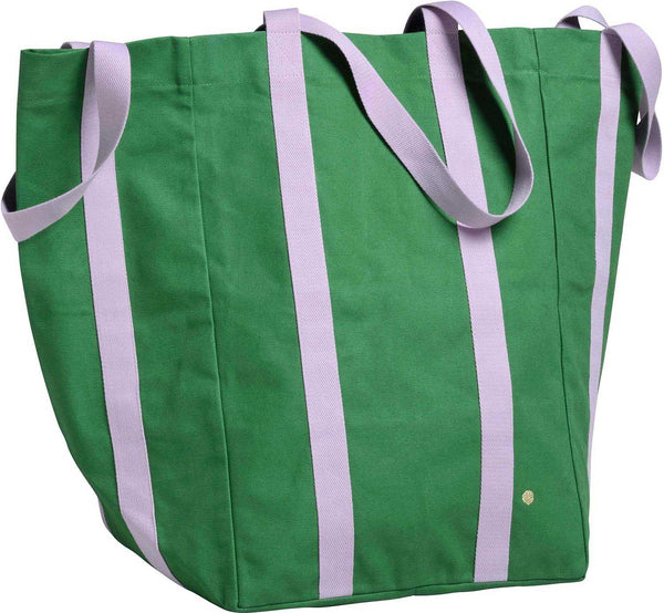 Maxi katoenen shopper - fel groen - iona gazon