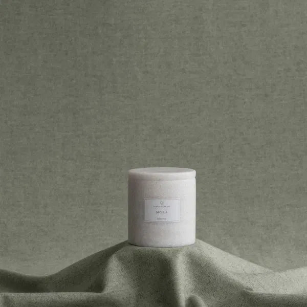 Geurkaars in marmer - moonbeam/MORA